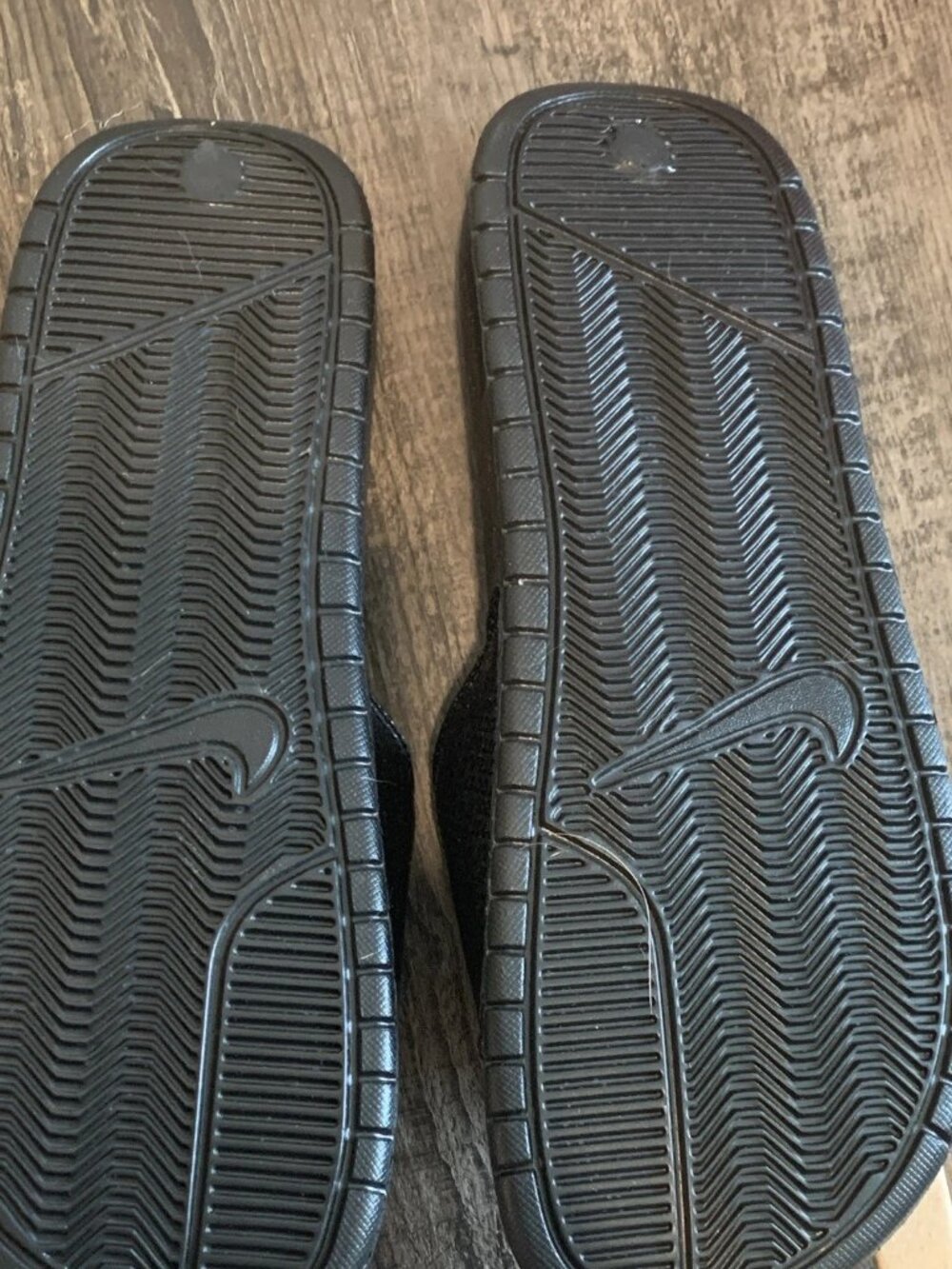 Nike Benassi JDI Men's Cushioned Slide Sandals Black US 11 UK 10 EU45 343880-001 - Picture 6 of 6